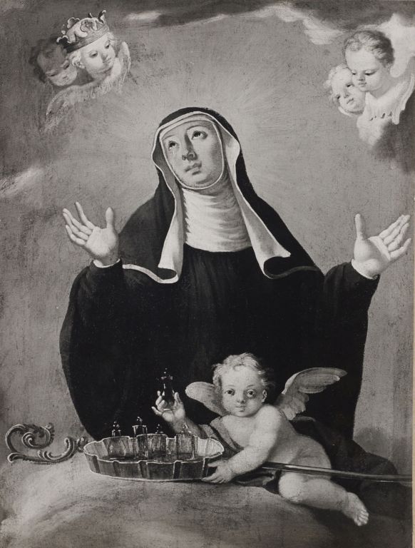 Sv. Valburga, Gemälde von Anton Cebej